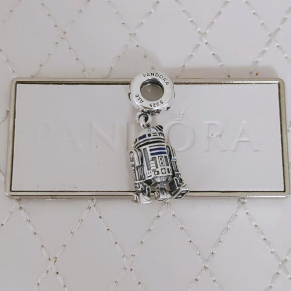 Pandora Star Wars R2-D2 Dangle Charm S925 Sterling Silver with box - Picture 1 of 11